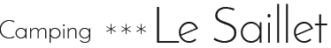Camping 3 étoiles Le Saillet